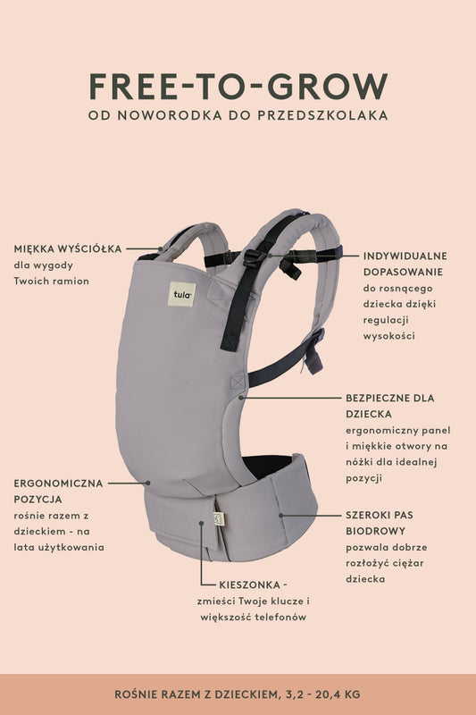 Sedona - Nosidełko Free-to-Grow z bawełny