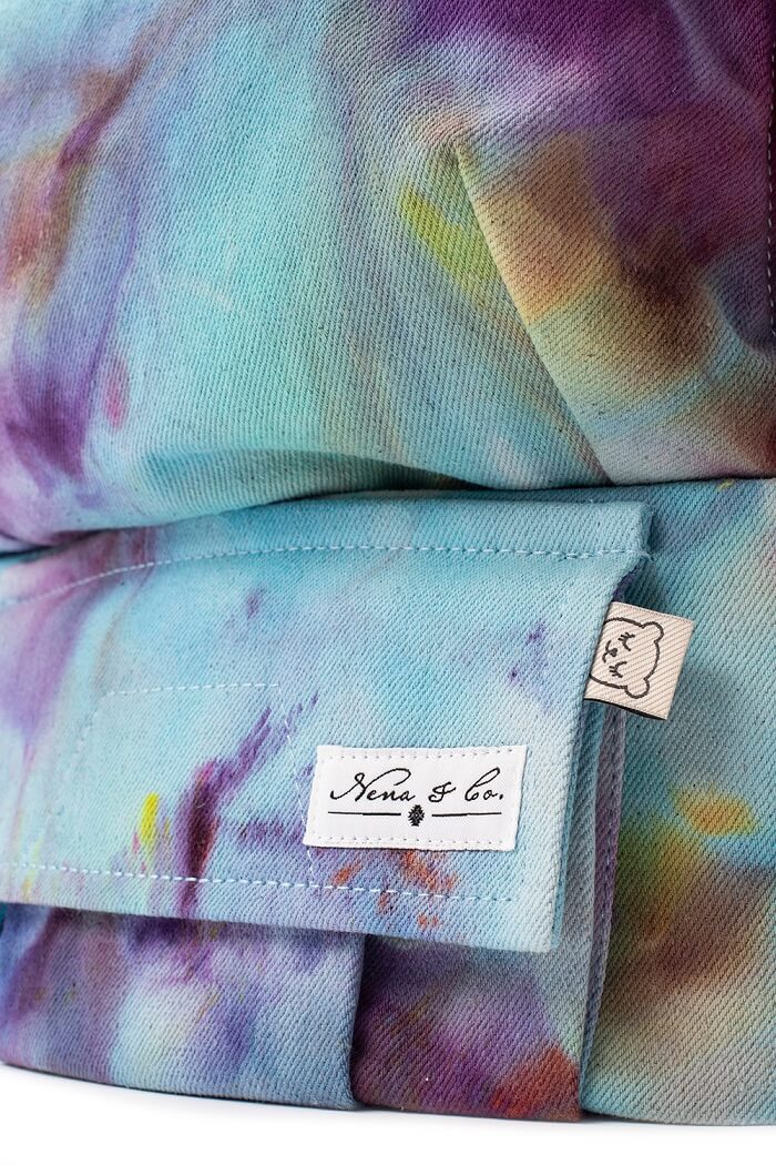 Denim Tie Dye - Nosidełko Free-To-Grow Signature