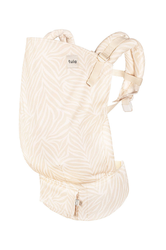 Nosidełko Tula Preschool Savannah to neutralne kremowe odcienie i monochromatyczny, subtelny wzór zebry
