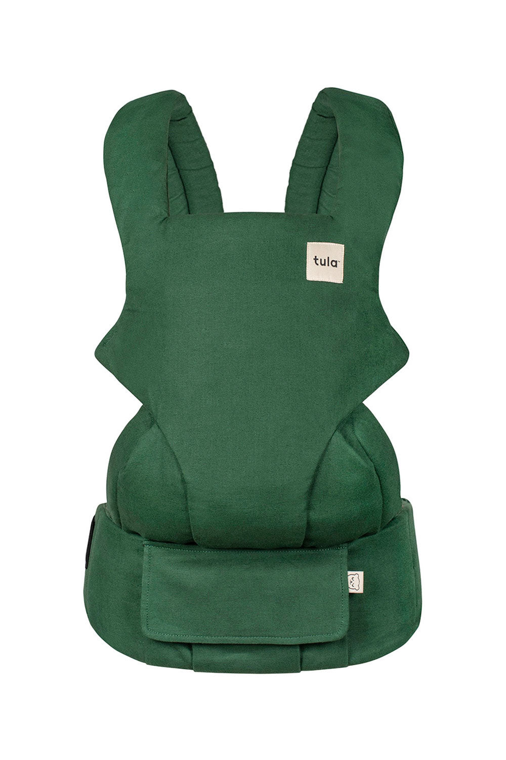 Nosidełko Tula Explore Hemp Emerald z konopi w butelkowym odcieniu zieleni