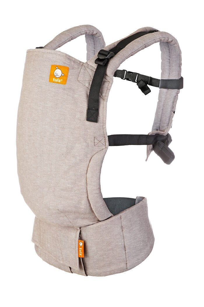 Nosidełko Tula Linen Sand Free-to-Grow w delikatnych odcieniach beżu i brązu