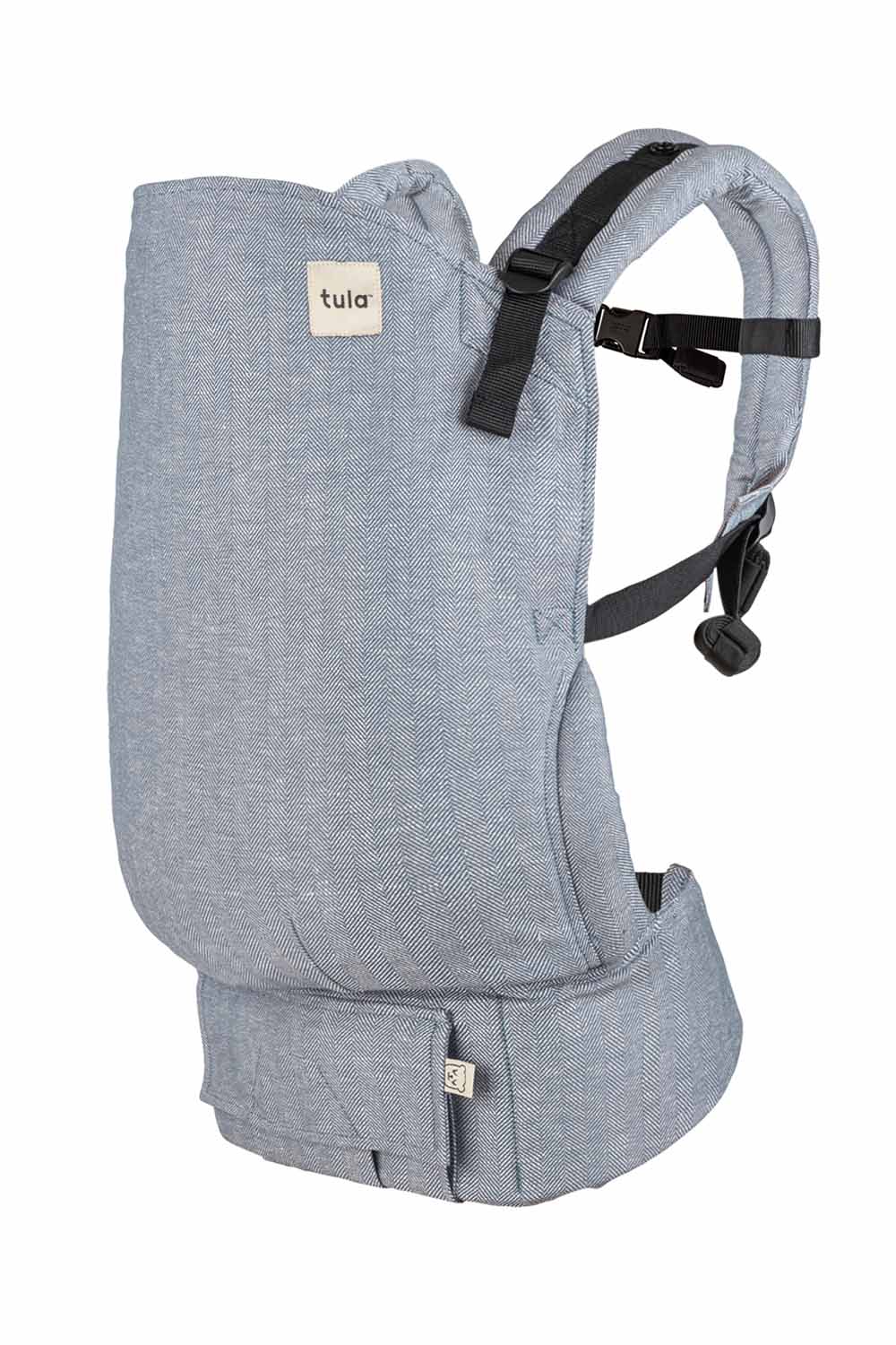 Nosidełko Tula Linen Toddler Storm Blue w kolorze niebieskiego, ciemnego dżinsu