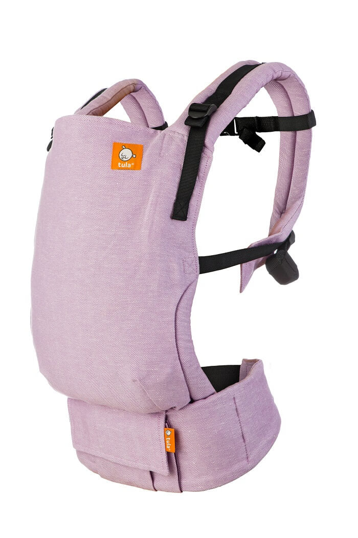 Nosidełko Tula Linen Free-to-Grow w odcieniach fioletu z lnu i czesanej bawełny