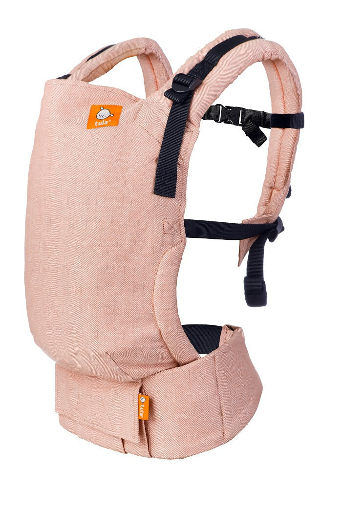 Ergonomiczne noidełko Tula Linen Free-to-Grow Sunset uszyte z mieszanki lnu i bawełny w pięknych, neutralnych kolorach