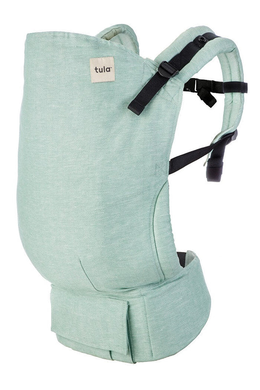 Linen Eucalyptus - Nosidełko Toddler z lnu